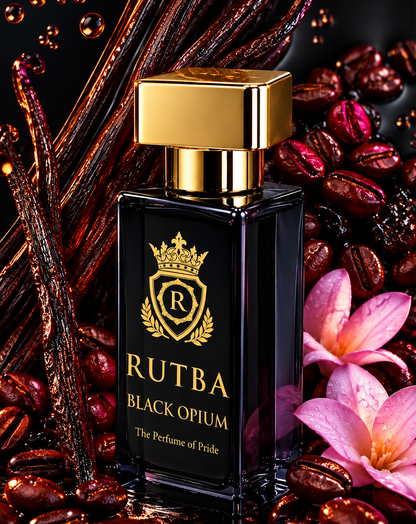 RRUTBA BLACK OPIOM " The Perfume of Pride "